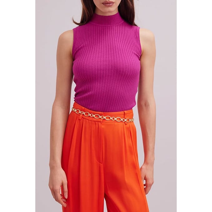 Anne Fontaine Solo Fushia Größe: 36 | Strickpullover Outlet | Damen