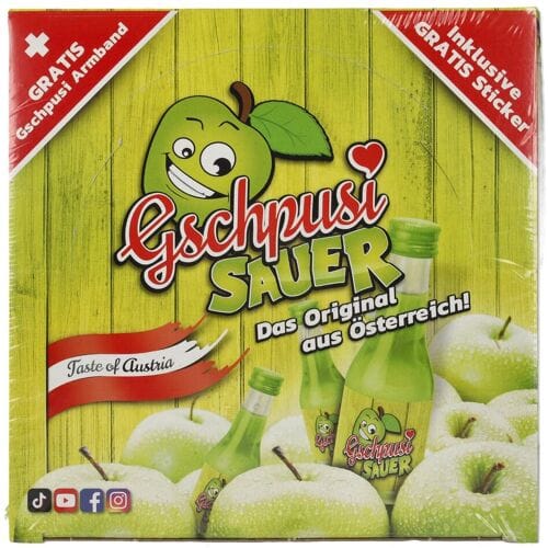 Gschpusi Sauer 16% Vol. 25x0,02l met Sticker