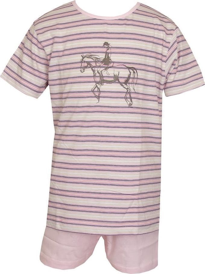 Angelfish Meisjes Shortama Licht Rose SAY46007B Maten: 104