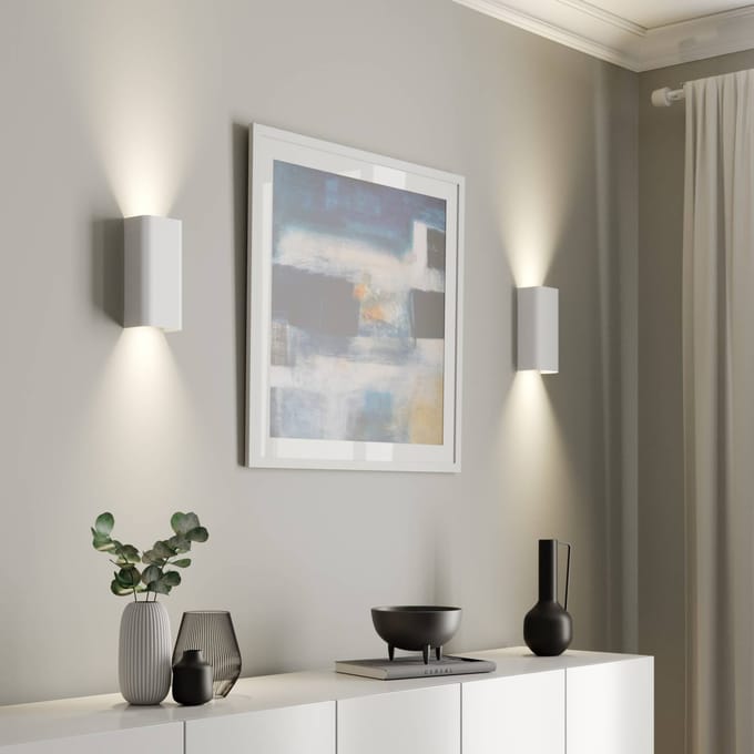 Nowodvorski Lighting Wandlamp Bergen up & down, wit