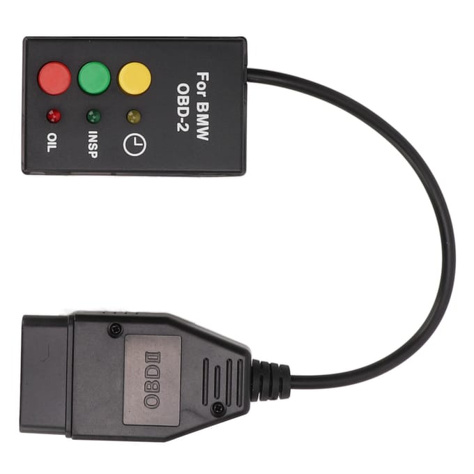 OBD2 Reset Olie Service Licht Tool 16PIN 3 Knop Multifunctioneel Vervanging voor Land Rover black