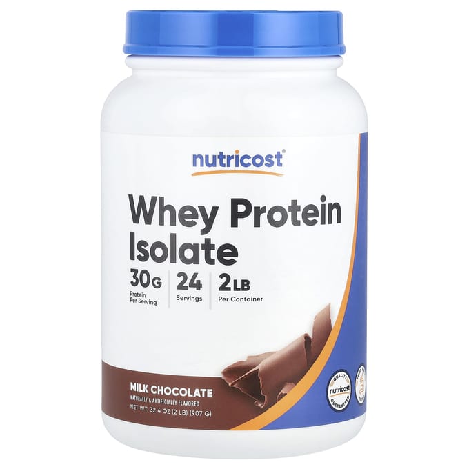 Nutricost, wei-eiwitisolaat, melkchocolade, 907 g (2 pond)