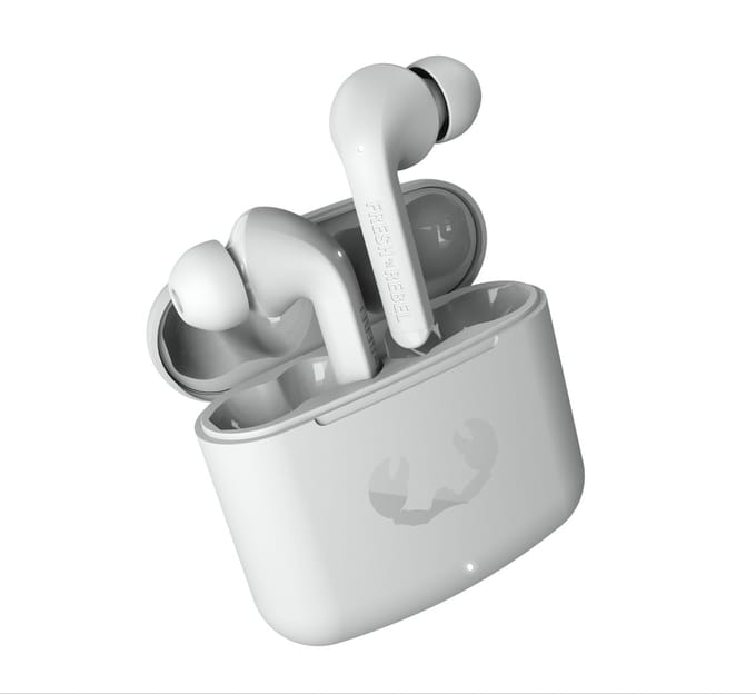 Fresh 'n Rebel Twins Fuse - Draadloze Bluetooth Oordopjes – Oortjes met tip - 30 uur speelduur - Ice Grey