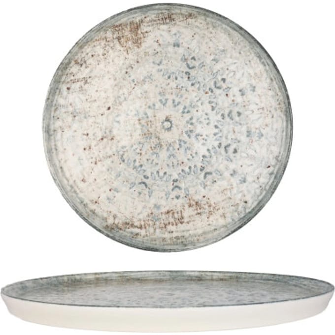 Rinart Dinerbord - Fade - Porselein - 28 cm - set van 6
