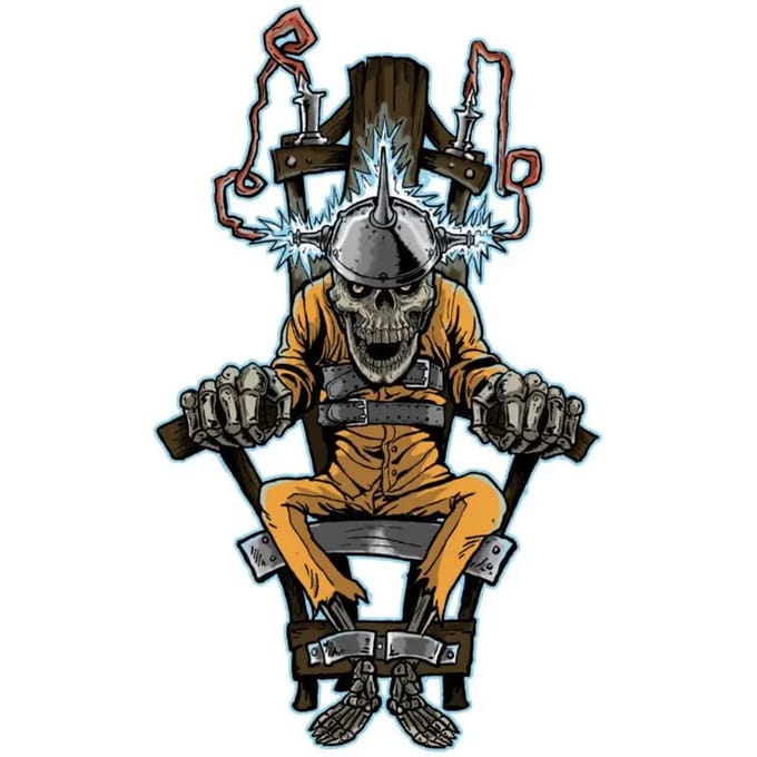 Stickers Lethal Threat Electric Chair
