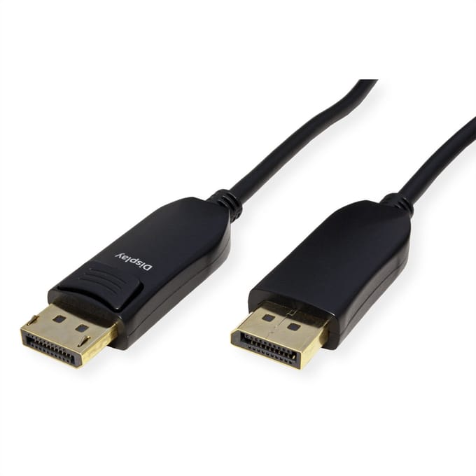 ROLINE DisplayPort v2.1 Kabel (AOC), M/M, 15 m