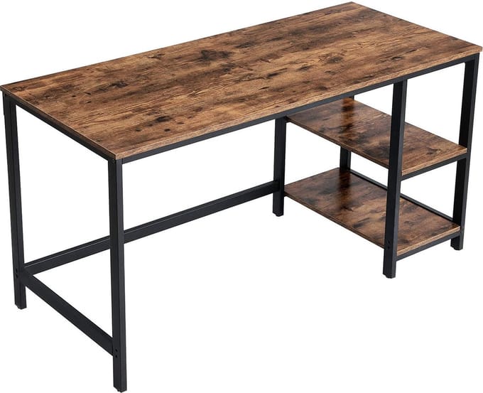 Hoppa! Computerbureau, 55-inch schrijfbureau, met 2 planken