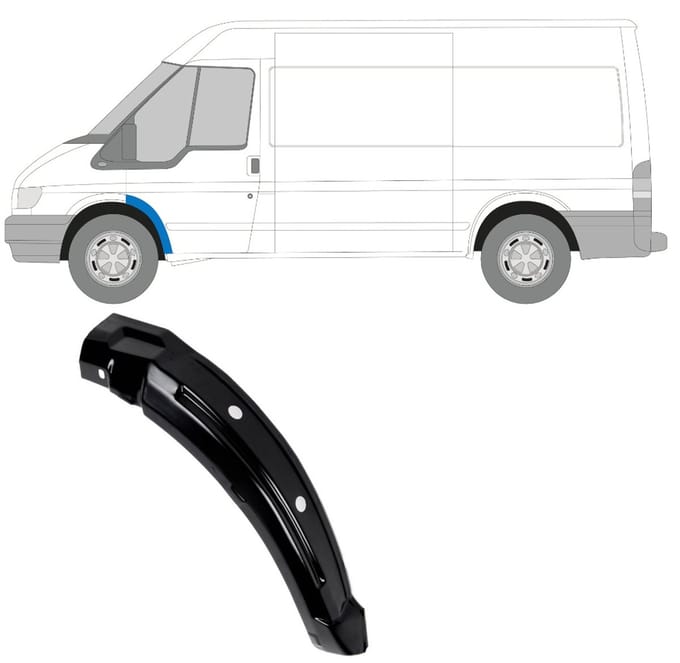 Buiten reparatiepaneel voor wielkast voor Ford Transit 2000-2013 / Links