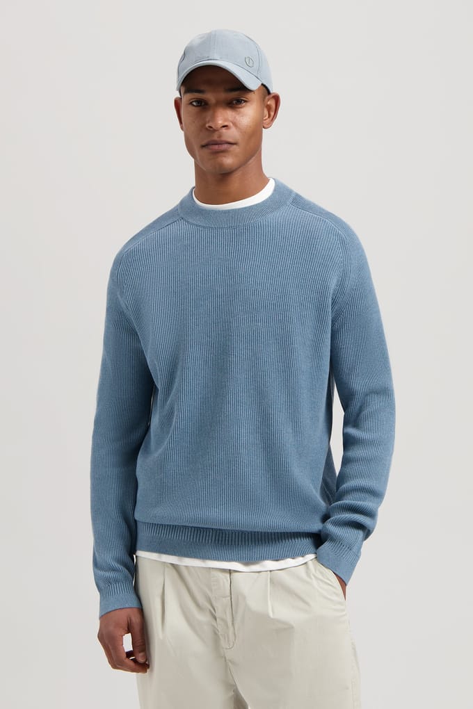 Dstrezzed Ds-pedro Provincial Blue Maat: M | Sweaters Outlet | Heren | Blauw