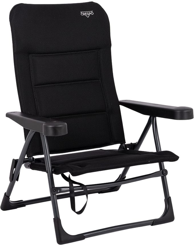 Crespo - Strandstoel - AP/205 - Air-Deluxe - Zwart
