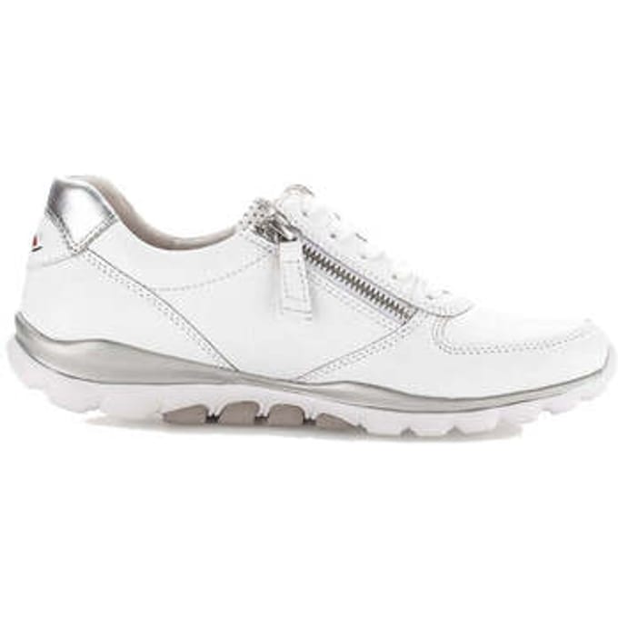 Gabor rollingsoft sensitive 86.968.51 - dames rollende wandelsneaker - Wit - maat 37 (EU) 4 (UK)