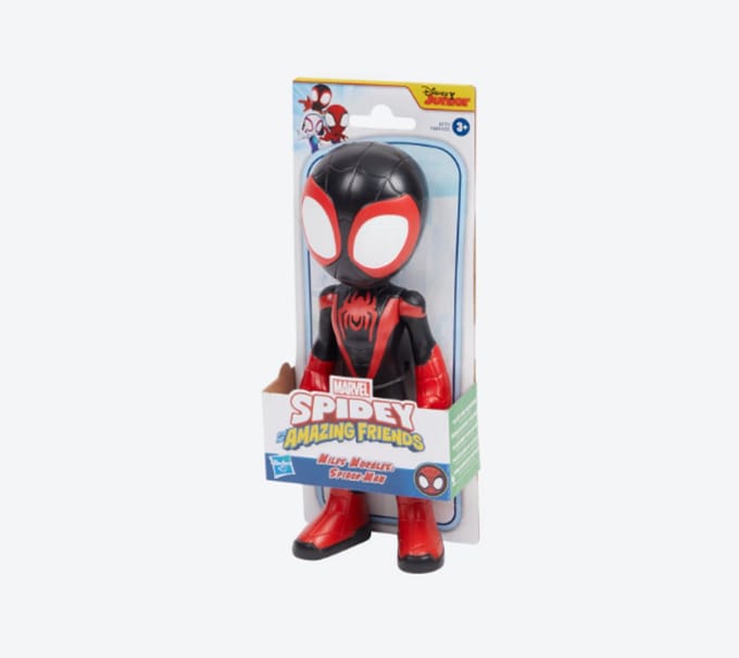 Spidey & His Amazing Friends Zwarte Black Suit Actiefiguur – Marvel Superheld