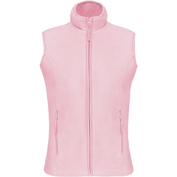 Kariban Bodywarmer van microfleece dames K906 - Pale Pink - S