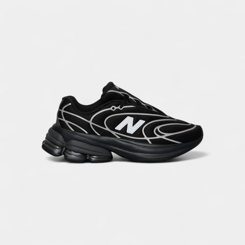 Lage Sneakers New Balance 5030 Black Silver Metallic