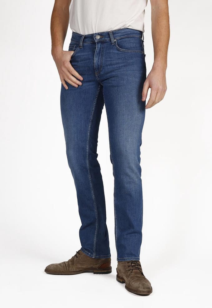 LC112 Core Mid Blue - Straight Jeans - W30 X L34