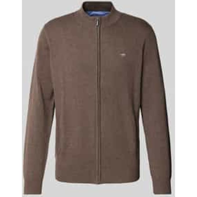 Fynch-Hatton Vest Cardigan Zip Uni Earth / male
