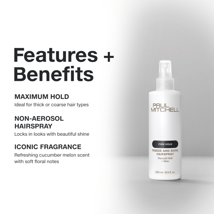 Paul Mitchell Freeze And Shine Hairspray 250ml