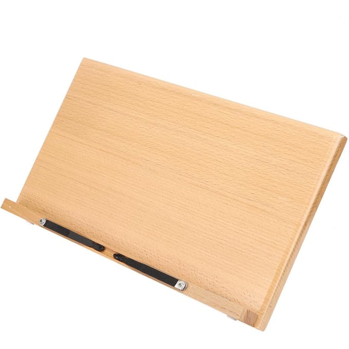 Leessteun Houder Bak Houten Multifunctioneel Verstelbare Tablet Standaard Bureau Benodigdheden Type 4 beige