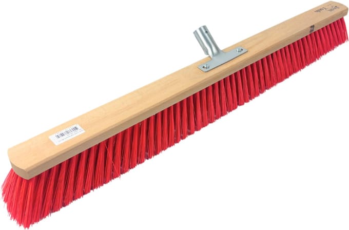 Synx Tools Stal bezem 80 cm - bezems - straatbezem - buiten bezem - Incl. steelhouder