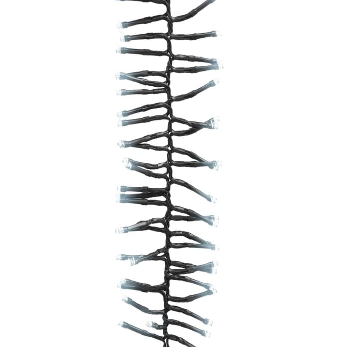 vidaXL - Lichtslinger - cluster - met - 2000 - LED's - koudwit - 17 - m - PVC