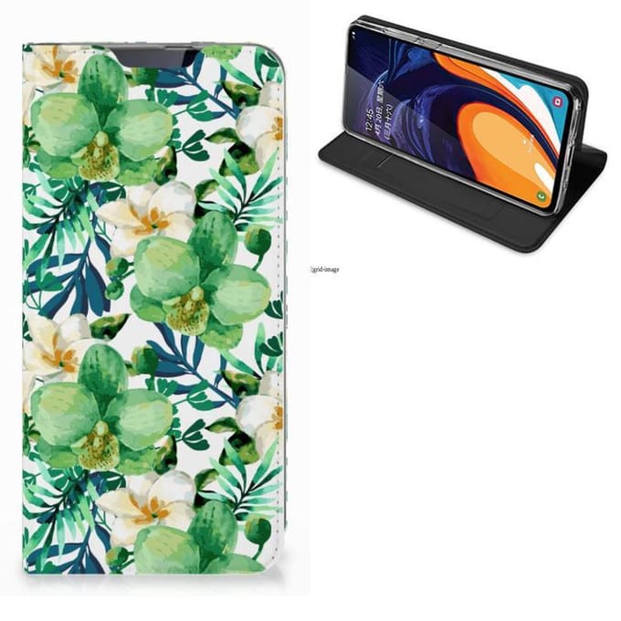 Samsung Galaxy A60 Smart Cover Orchidee Groen