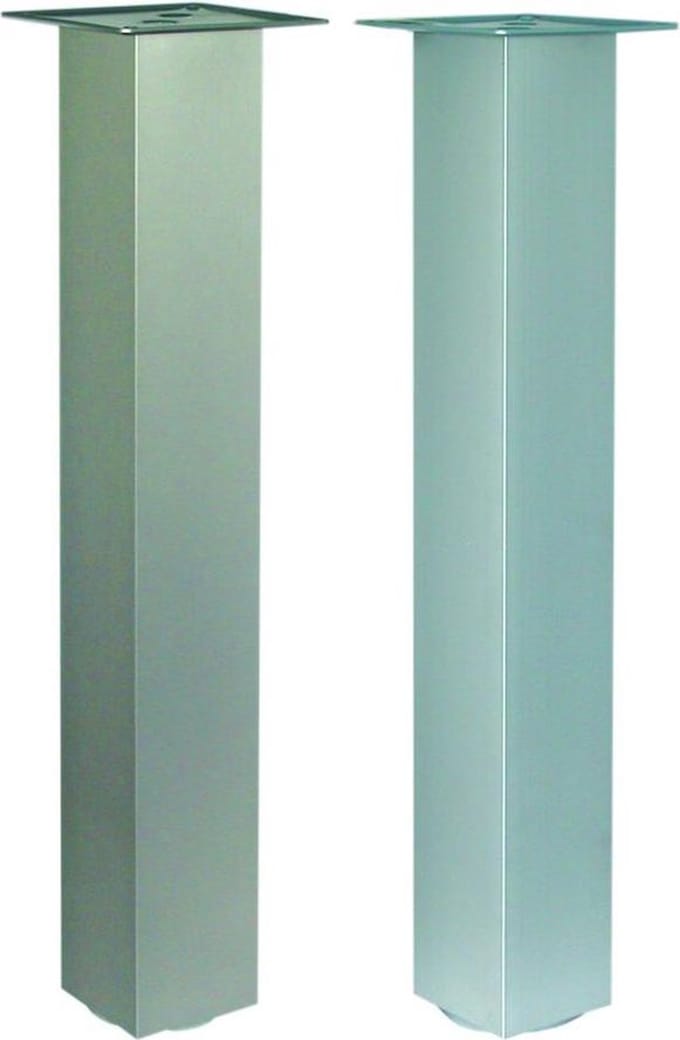 Tafelpoot Ursus hoogte 720 - 730 mm kleur Rvs-Look