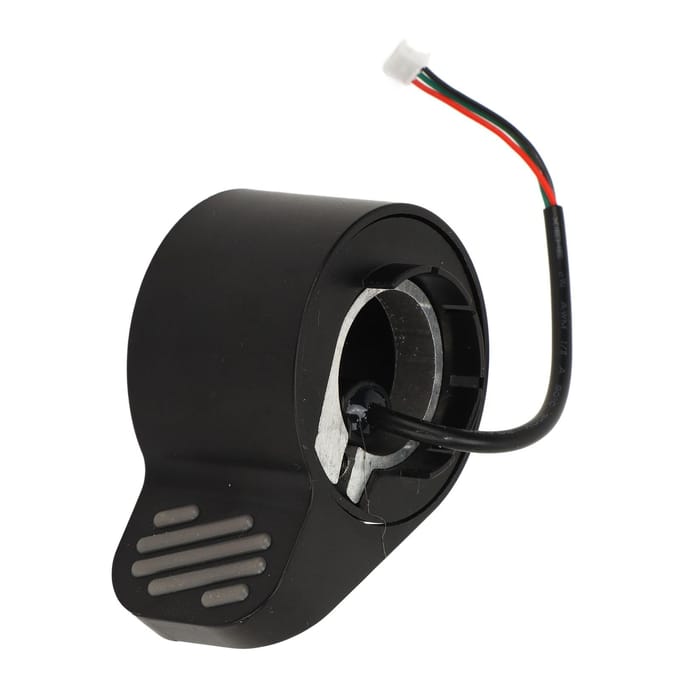 Elektrische Scooter Duimrem Gashendel Gevoelige Bediening Comfortabele Grip Scooter Onderdeel voor ES black