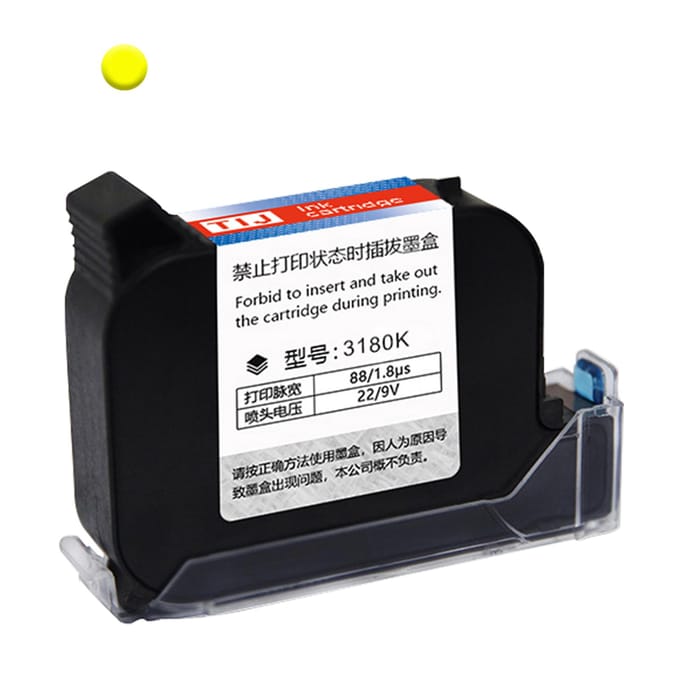 Vervangende inktcartridge sneldrogend 45 ml voor MX3 M10 D10 draagbare inkjetprinter(Groen) 0