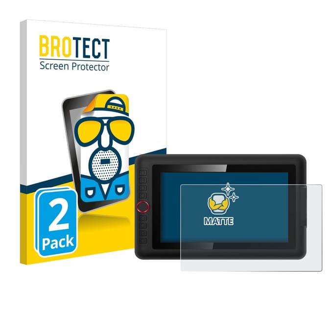 BROTECT - Screenprotector voor XP-Pen Artist 12 Pro - Folie Beschermfolie matte 2 Stuks