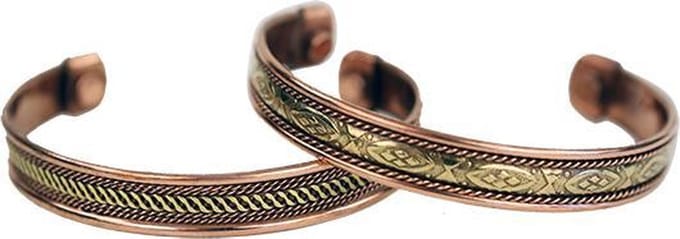 Yogi naturals Armbanden magnetisch koper 2 stuks