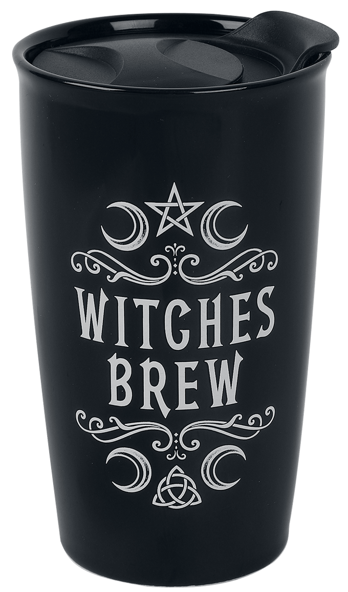 Alchemy England - Gothic Mok - Witches Brew - voor Geen - wit-zwart