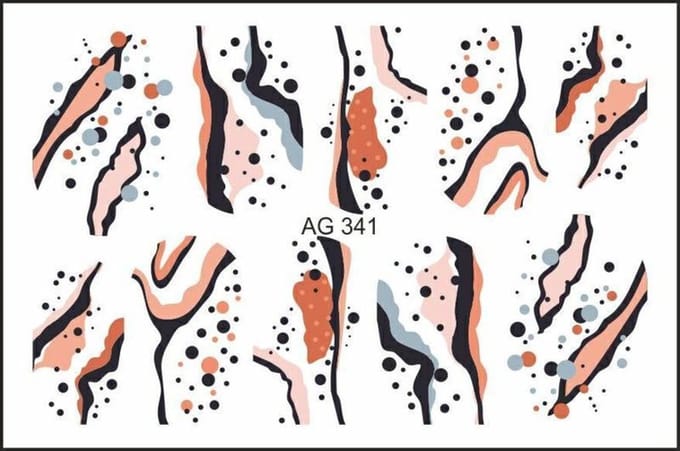 Korneliya Airbrush Waterdecal AG 341