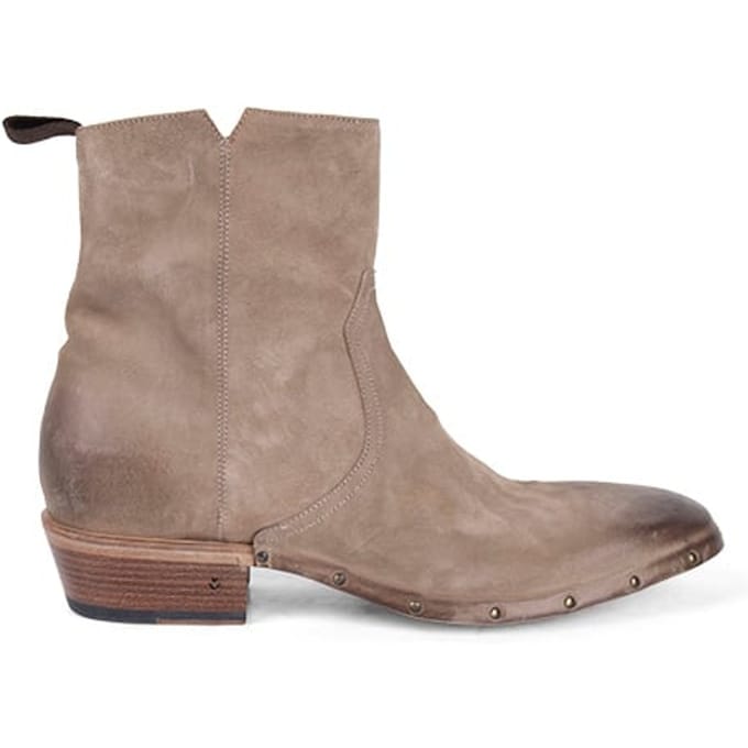 John Varvatos Ludlow Sole Stud Western Boot Brownstone Taglia: 9.5 | Stivali Outlet | Uomo | Marrone
