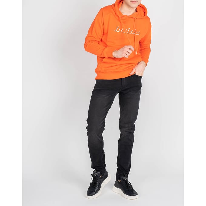 Invicta blouse Hoodie Mannen oranje