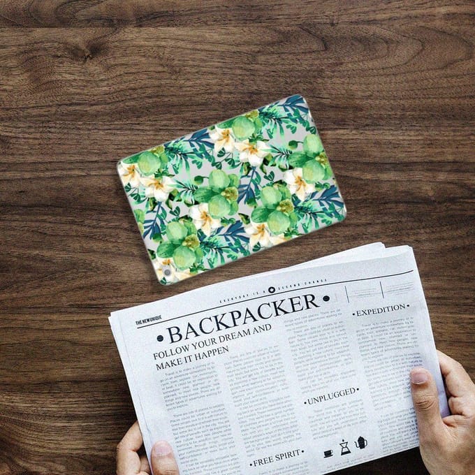 Apple iPad Mini 4 | Mini 5 (2019) Siliconen Hoesje Orchidee Groen