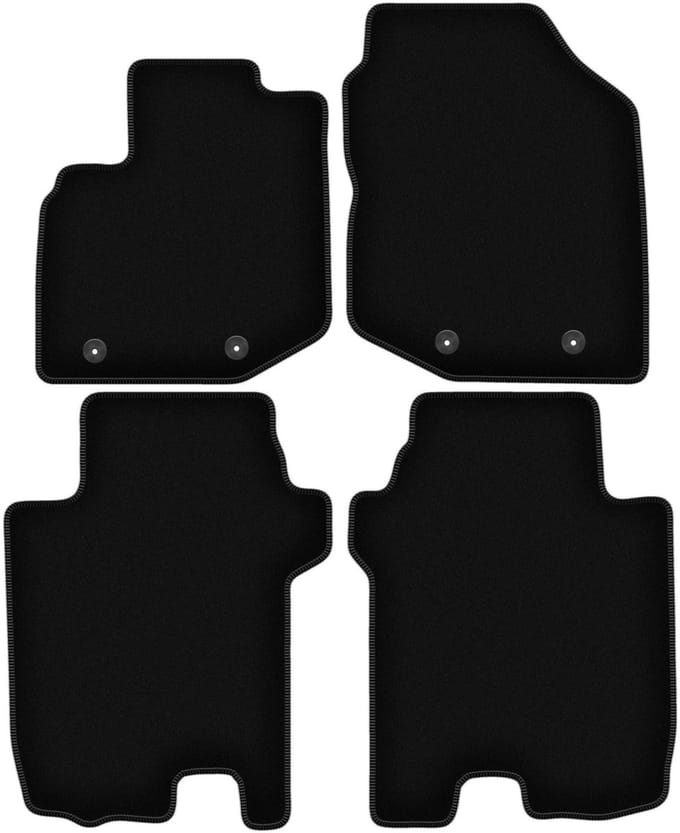BASIC zwarte veloursmatten voor: Honda Jazz III hatchback (2008-2011)