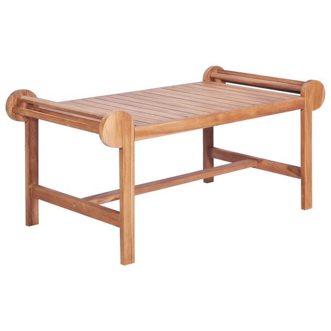 vidaXL - Salontafel - 100x50x45 - cm - massief - teakhout