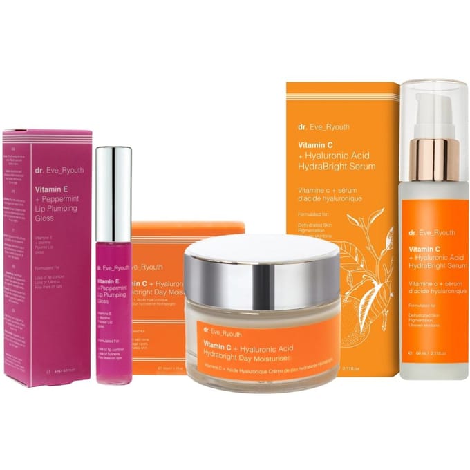 dr_everyouth Vitamine E Lipcrème + Hydrabright Nachtcrème + Serum