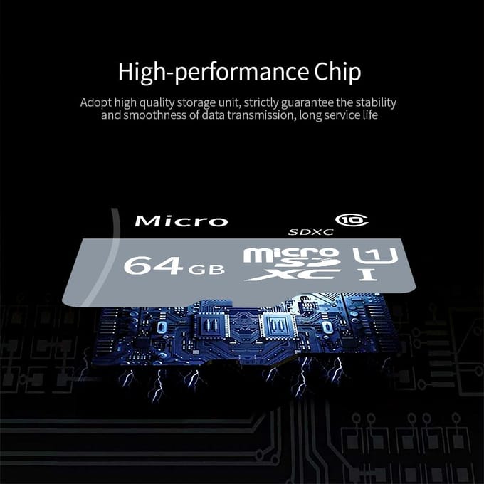 TF Kaart Grote Capaciteit Micro SD Kaart 32GB U1 Klasse 10 TF Kaart Hoge Snelheid Geheugenkaart voor Mobiel gray