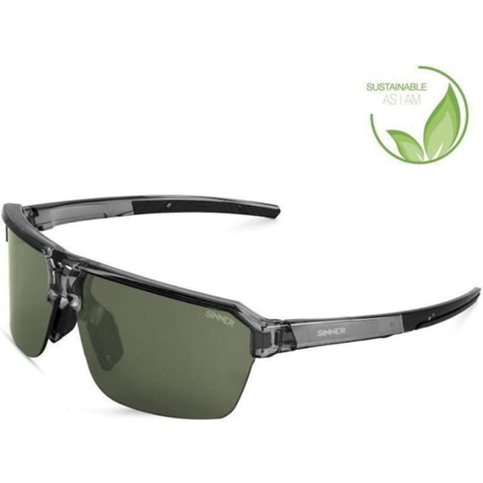 SINNER Bolt - Sportbril/ Zonnebril - Zwart - Unisex - One size - BIO based frame