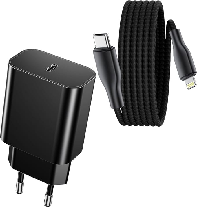 Snellader Set geschikt voor iPad en iPhone - Oplader - 3 Meter