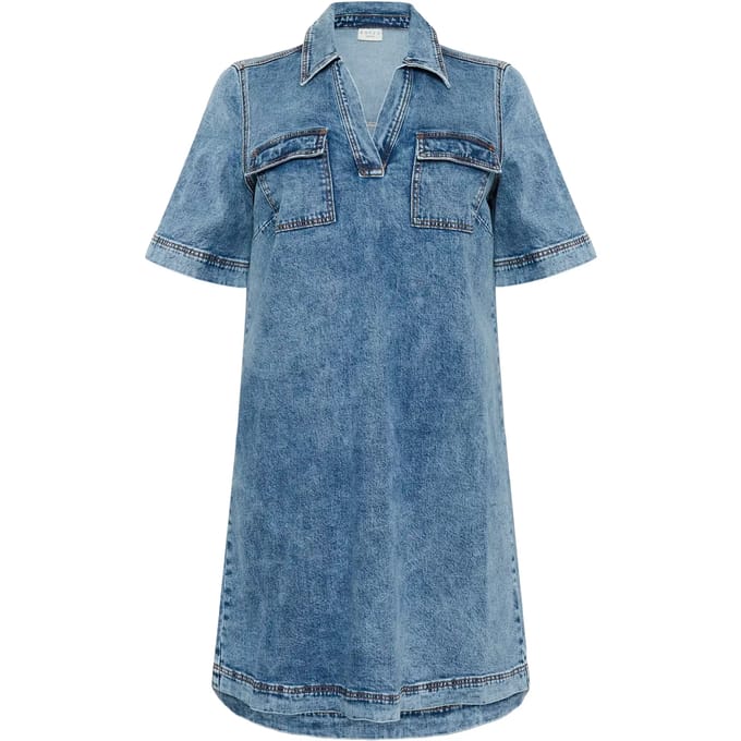 Dames denim jurk KAFFE Curve KCelona
