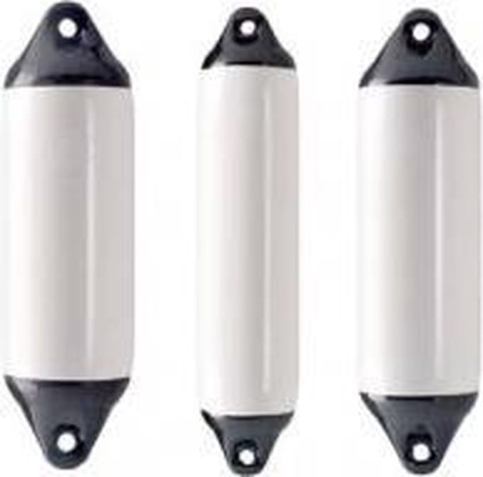 Fender/stootwillen 15 x 61 cm wit (SCAFA623)