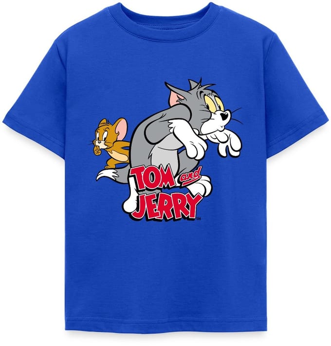 Tom En Jerry Op Fluwelen Poten T-Shirt Kinderen