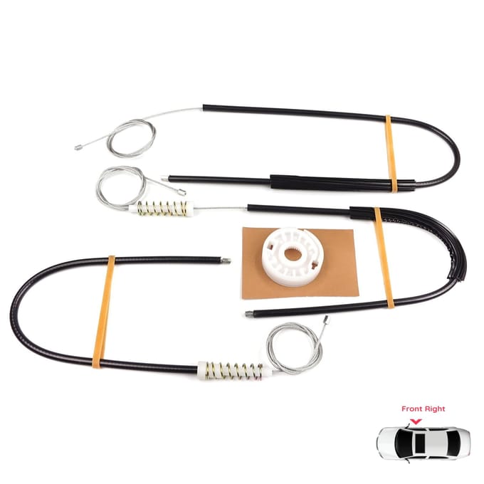 BWR5132 Kit de réparation de lève-vitre Avant Droit pour A8 S8 Quattro MK2 D3 4E 4E2 4E8 2002-2010 4E0837462B