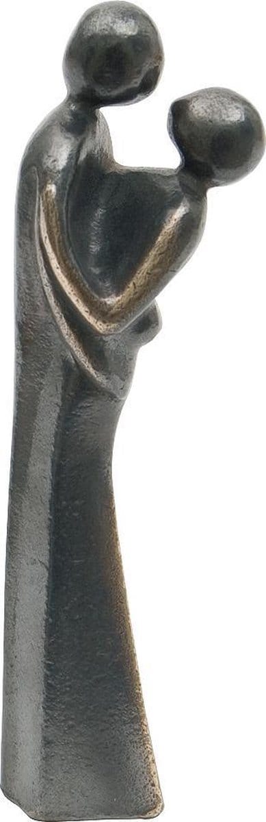 sculptuur brons de kus