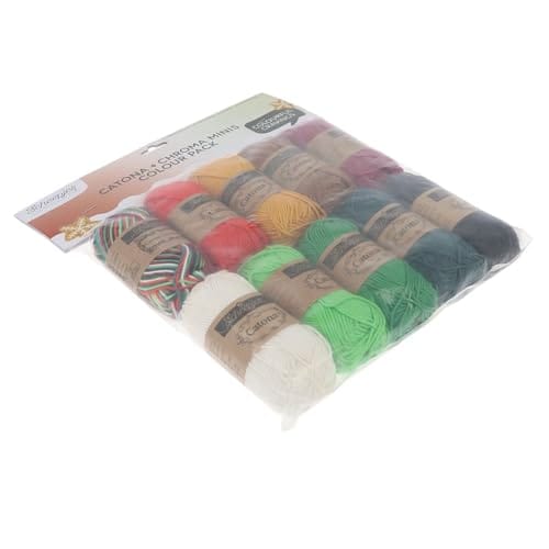 Scheepjes Catona en Chroma colour pack 10x25g Christmas Treat