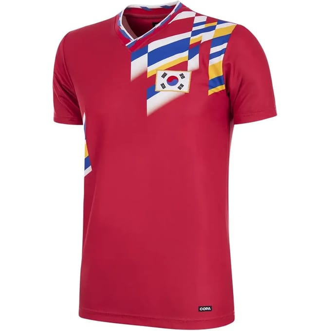 COPA - Zuid Korea 1994 Retro Voetbalshirt - Heren - Rood - S