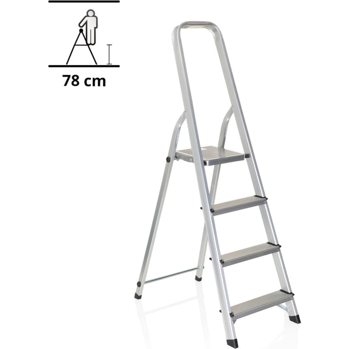 SOLID II | 4 traptreden - Klaptrap Aluminium