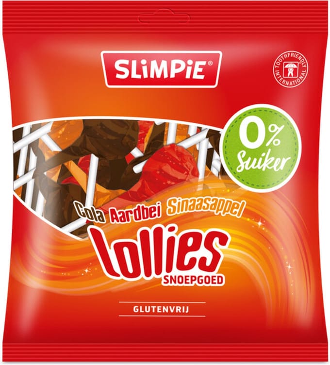 Slimpie Lollies - 18 x 108 gr - Voordeelverpakking